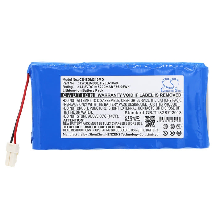 CS-EDM310MD : Battery for EDAN M3 - Replaces EDAN TWSLB-008, HYLB-1049