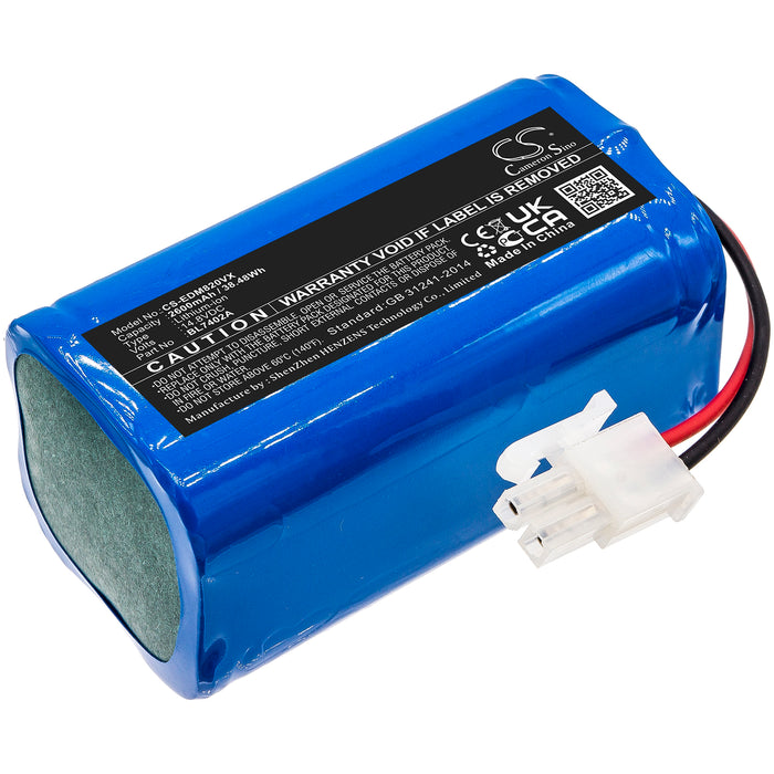 CS-EDM820VX : Battery for TESLA RoboStar T50, RoboStar T60, RoboStar T80 Pro - Replaces Ecovacs UR18650ZT-4S1P-AAF, BL7402A, INR18650-M26-4S1P and others