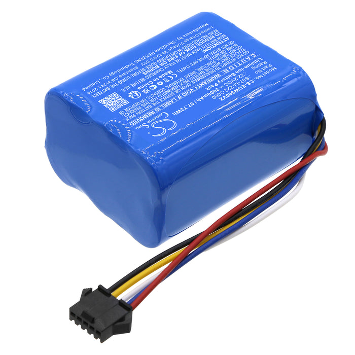 CS-EDW300VX : Battery for Ecovacs Winbot X, WA30, WA50 and others - Replaces Ecovacs S07-Li-222-3000, 10002221