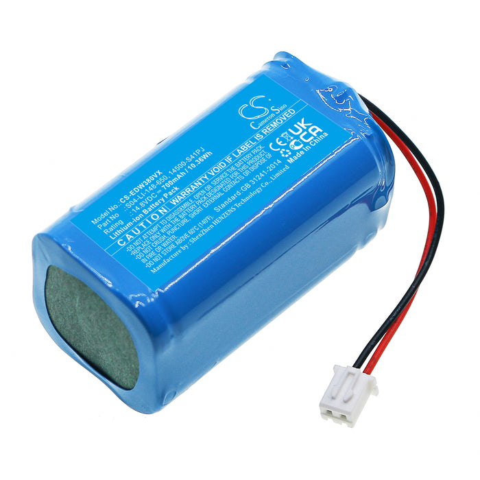 CS-EDW380VX : Battery for Ecovacs Winbot W830, Winbot W850, Winbot W930 and others - Replaces Ecovacs S04-LI-148-650, 14500-S41PJ, 201-2005-0022 and others