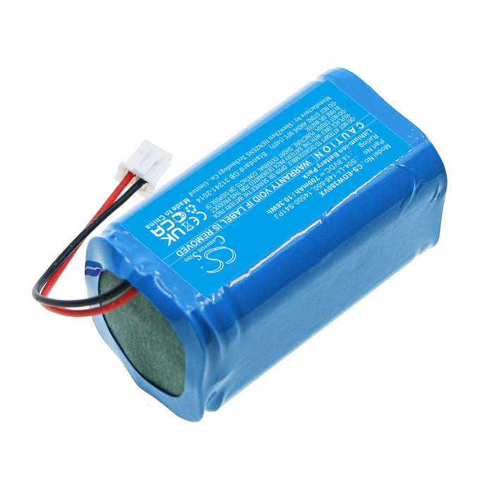 CS-EDW380VX : Battery for Ecovacs Winbot W830, Winbot W850, Winbot W930 and others - Replaces Ecovacs S04-LI-148-650, 14500-S41PJ, 201-2005-0022 and others