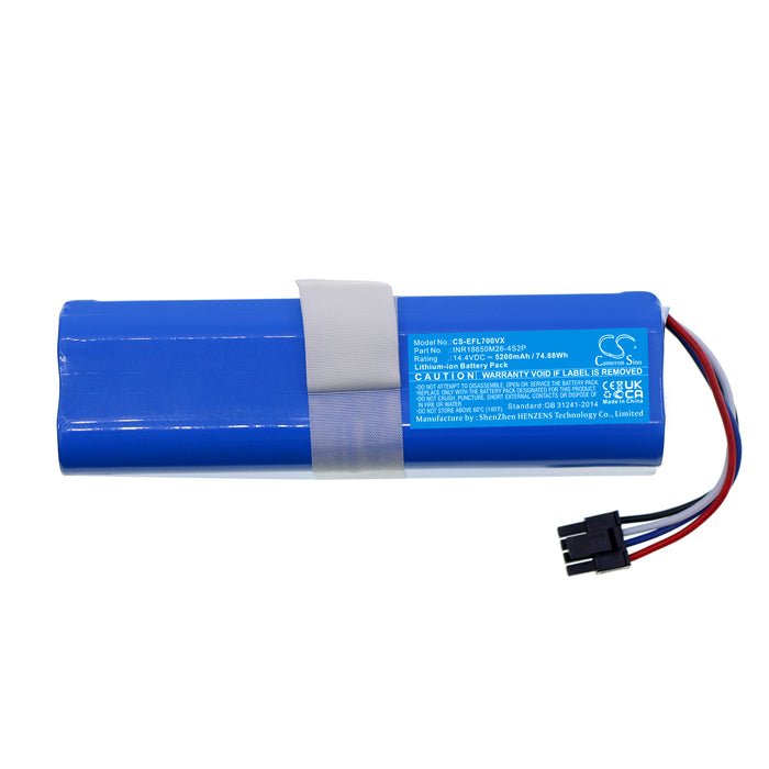 CS-EFL700VX : Battery for Eufy Robovac L70 Hybrid, T2190, T2190G21 - Replaces Eufy INR18650M26-4S2P