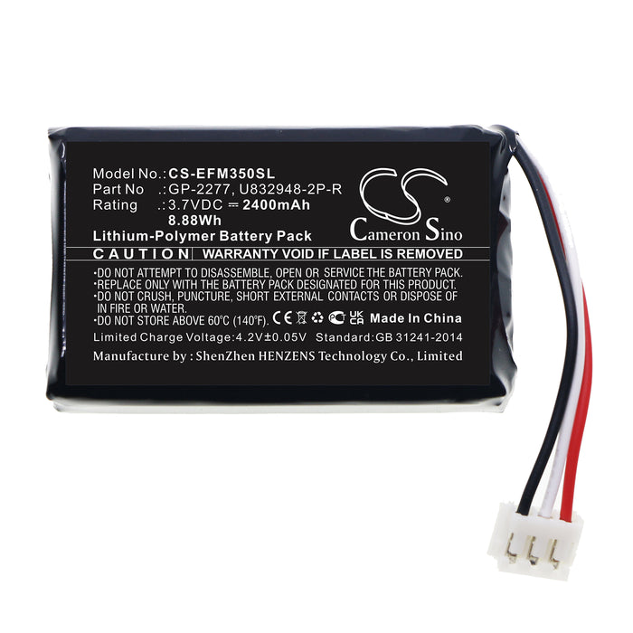 CS-EFM350SL : Battery for EXFO PPM-350D, PPM-350D PON Power Meter - Replaces EXFO GP-2277, U832948-2P-R