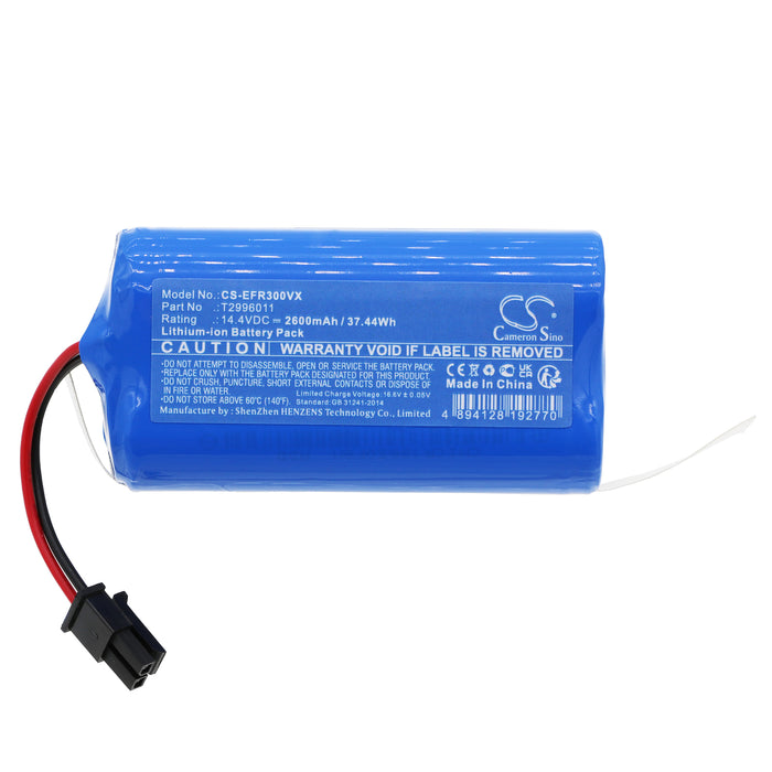 CS-EFR300VX : Battery for Eufy RoboVac LR30 Hybrid, RoboVac LR30 Hybrid+, LR30 Hybrid and others - Replaces Eufy T2996011, CMICR18650F9M-4S1P