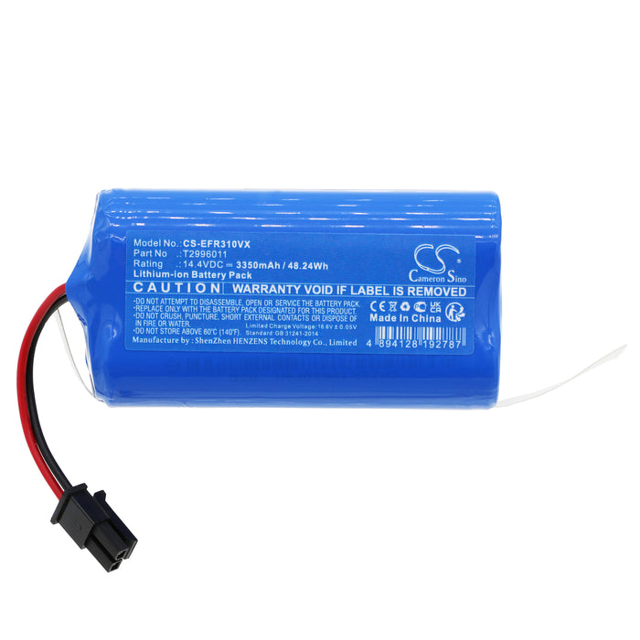 CS-EFR310VX : Battery for Eufy RoboVac LR30 Hybrid, RoboVac LR30 Hybrid+, LR30 Hybrid and others - Replaces Eufy T2996011, CMICR18650F9M-4S1P