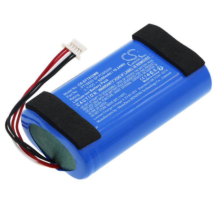 CS-EFT832MB : Battery for Eufy Spaceview Pro baby cam - Replaces Eufy PT18650-SP PCM5200