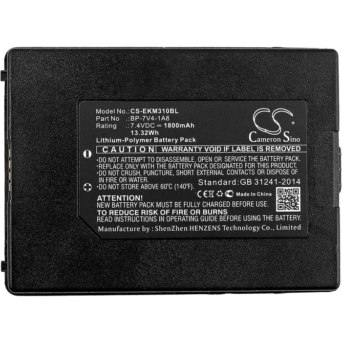 CS-EKM310BL : Battery for E-SEEK M310, M310S - Replaces E-SEEK BP-7V4-1A8