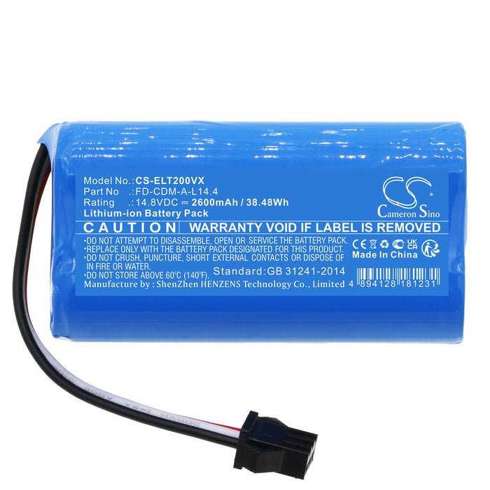 CS-ELT200VX : Battery for Dymosen C1, D1 - Replaces Elfbot FD-CDM-A-L14.4