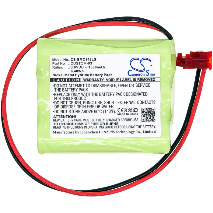 CS-EMC148LS : Battery for Max Power 026-148 - Replaces Cooper CUSTOM-93