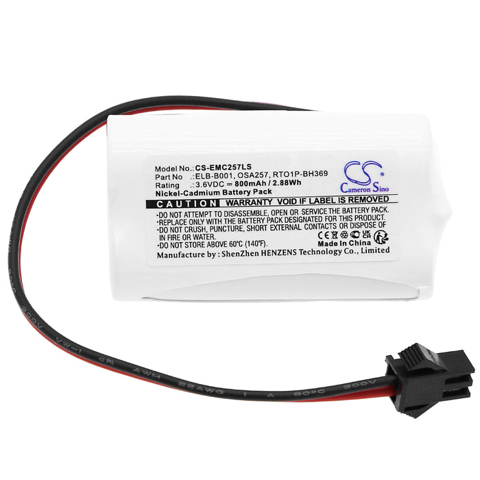 CS-EMC257LS : Battery for Lithonia EU2LED, IPP-700AA, EU2 LED - Replaces Unitech 0253799