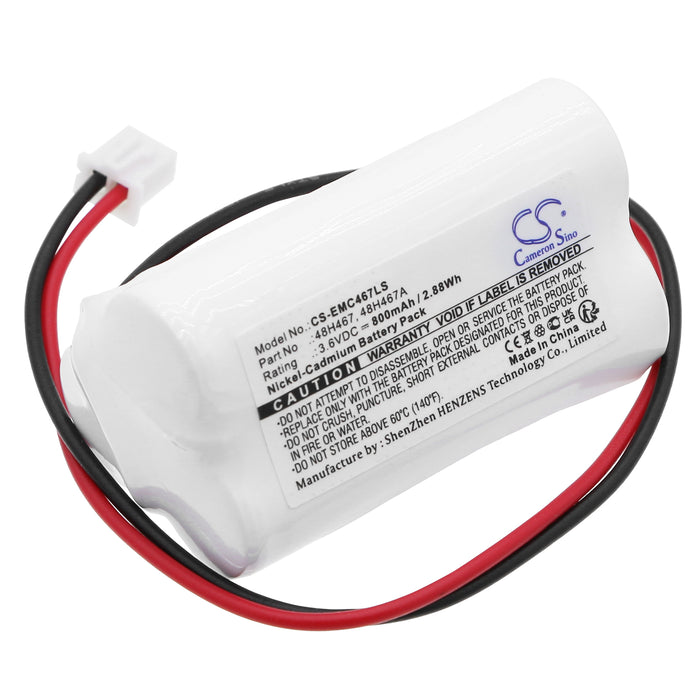 CS-EMC467LS : Battery for LumaPro 6CGL6 - Replaces LumaPro 48H467, 48H467A