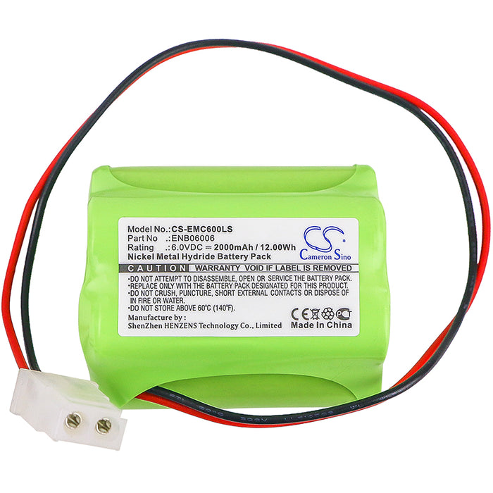 CS-EMC600LS : Battery for Prescolite E1875-01-00, E82082100, ENB06006 - Replaces Lithonia NIC0099, ENB06006