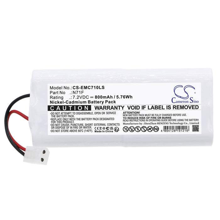 CS-EMC710LS : Battery for BIG BEAM ECHL1RWW, ECHL2RWW, ERXL1WGCS and others - Replaces BIG BEAM N71F, 3YAJ7, 118-0017 and others