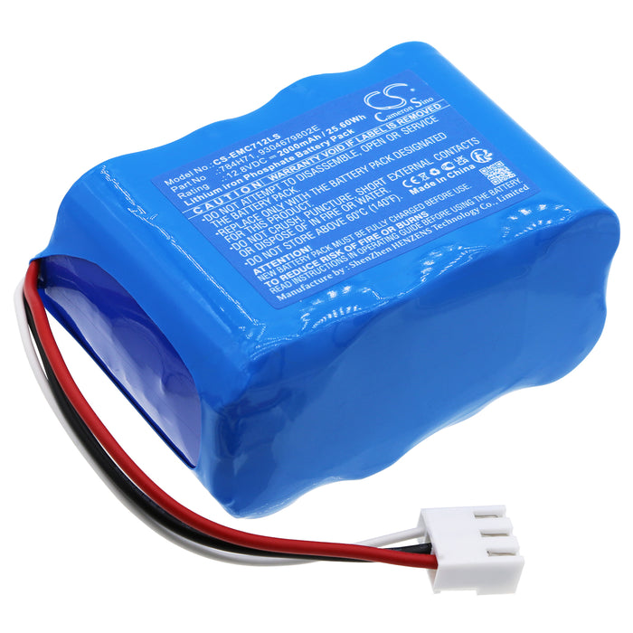 CS-EMC712LS : Battery for DUAL-LITE EVCH12 - Replaces DUAL-LITE 784H71, 9304679802E