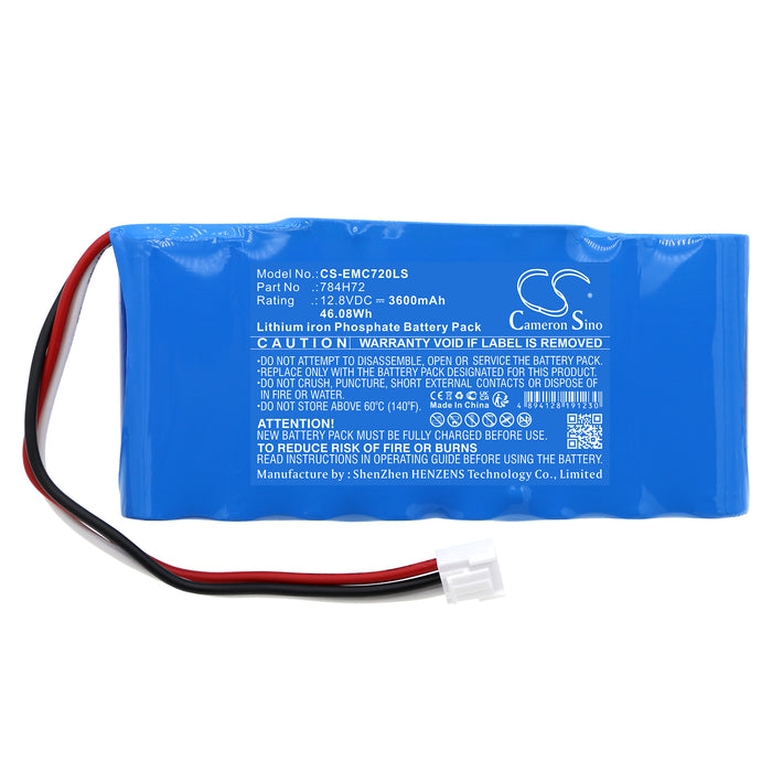 CS-EMC720LS : Battery for DUAL-LITE DYN12, DYN12-06L, DYN12I-06L - Replaces DUAL-LITE 784H72