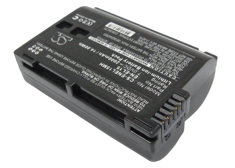 CS-ENEL15MH : Battery for Nikon Coolpix D7000, D800, Digital SLR D800 and others - Replaces Nikon EN-EL15, EN-EL15A, EN-EL15B and others