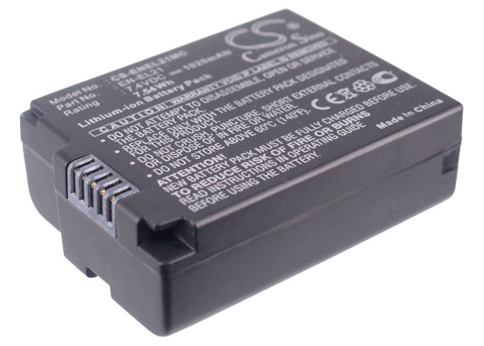 CS-ENEL21MC : Battery for Nikon 1 V2 - Replaces Nikon EN-EL21