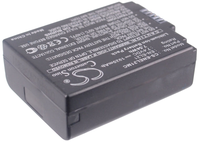 CS-ENEL21MC : Battery for Nikon 1 V2 - Replaces Nikon EN-EL21