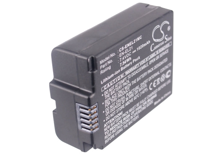 CS-ENEL21MC : Battery for Nikon 1 V2 - Replaces Nikon EN-EL21