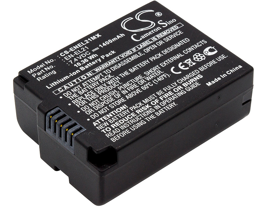 CS-ENEL21MX : Battery for Nikon 1 V2 - Replaces Nikon EN-EL21