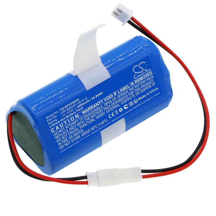 CS-EPV350VX : Battery for Electropan Ilife V3S - Replaces Electropan UR18650ZT-3S1P-S