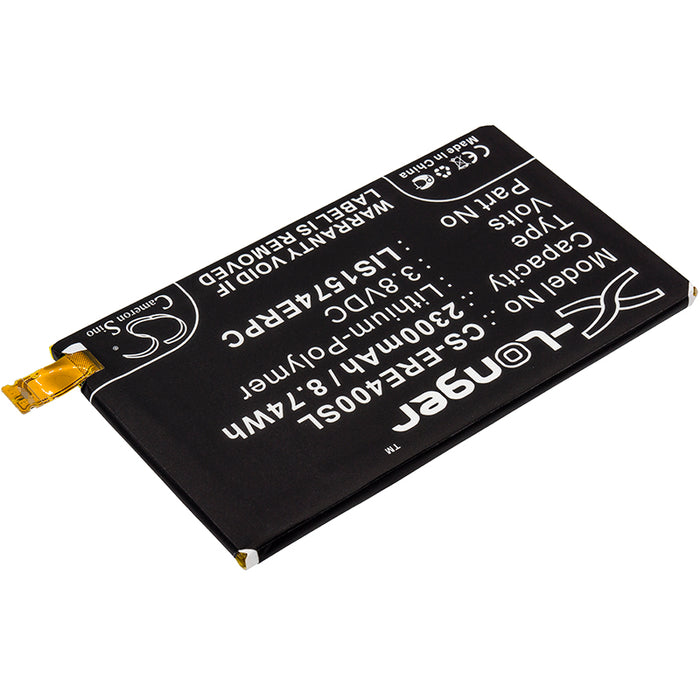 CS-ERE400SL : Battery for Sony Ericsson Xperia E4, Xperia E4g, Xperia E4 Dual and others - Replaces Sony Ericsson LIS1574ERPC, 1288-1798