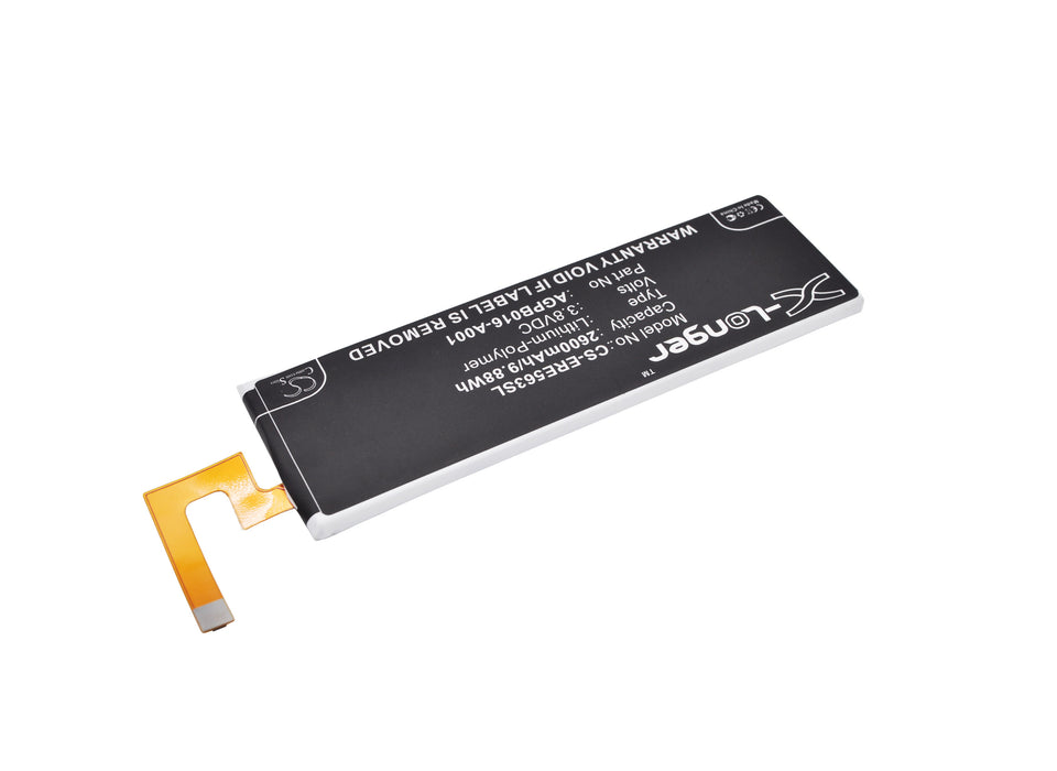 CS-ERE563SL : Battery for Sony Ericsson Xperia M5, Xperia M5 dual, E5633 and others - Replaces Sony Ericsson AGPB016-A001