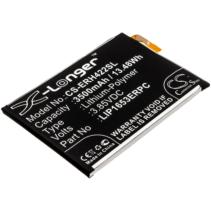 CS-ERH422SL : Battery for Sony Xperia XA2 Ultra, XA2 Ultra Dual SIM, XA2 Ultra Dual SIM TD-LTE and others - Replaces Sony LIP1653ERPC, 308-3586