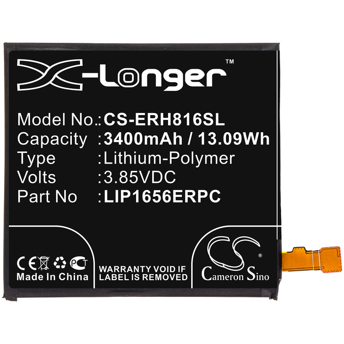 CS-ERH816SL : Battery for Sony Xperia XZ2 Premium, SOV38, H8116 and others - Replaces Sony LIP1656ERPC, 1310-1690