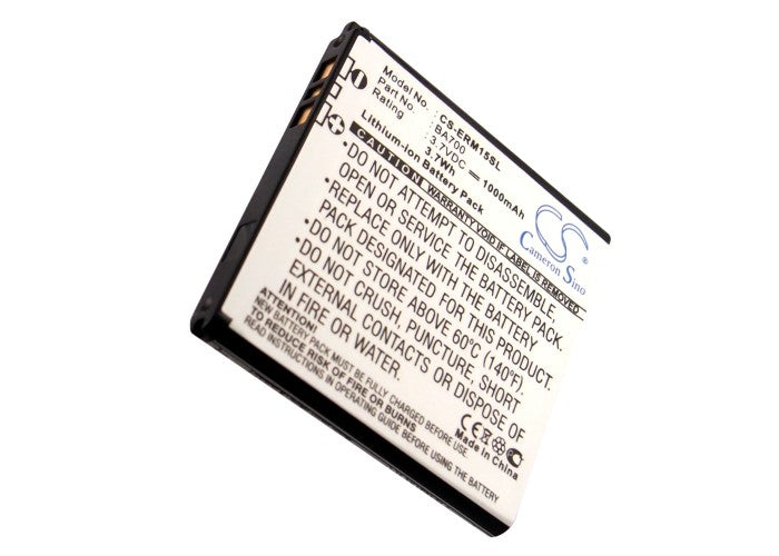 CS-ERM15SL : Battery for Sony Ericsson MT11, MT11a, MT11i and others - Replaces Sony Ericsson BA700