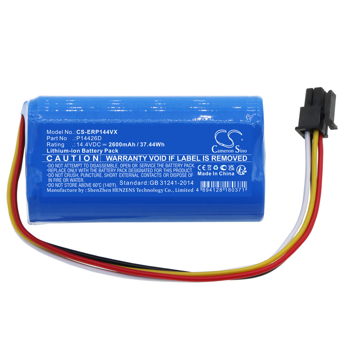 CS-ERP144VX : Battery for Eureka Groove Robot Vacuum - Replaces Eureka P14426D