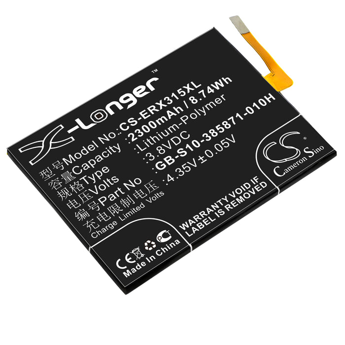 CS-ERX315XL : Battery for Sony Xperia XA, Xperia XA LTE, F3116 and others - Replaces Sony GB-S10-385871-010H