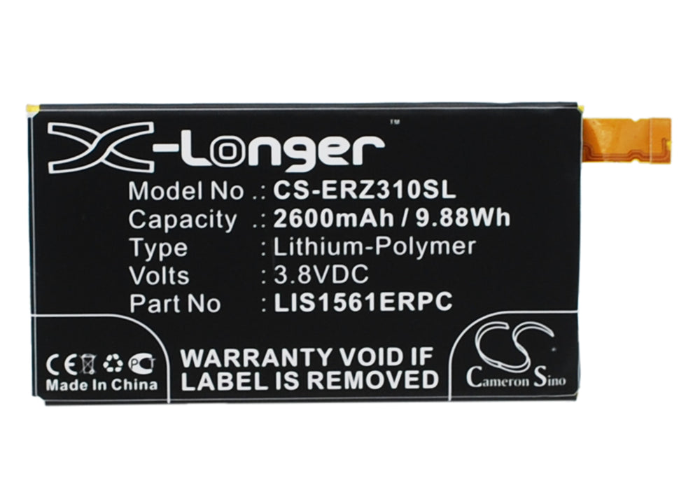 CS-ERZ310SL : Battery for Sony Ericsson Xperia Z3 Mini, Xperia Z3 Compact, D5803 and others - Replaces Sony Ericsson LIS1561ERPC