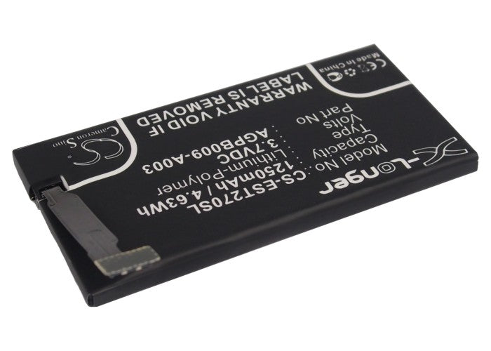 CS-EST270SL : Battery for Sony Xperia ST27, ST27i, Lotus and others - Replaces Sony AGPB009-A003, 1255-9147.1