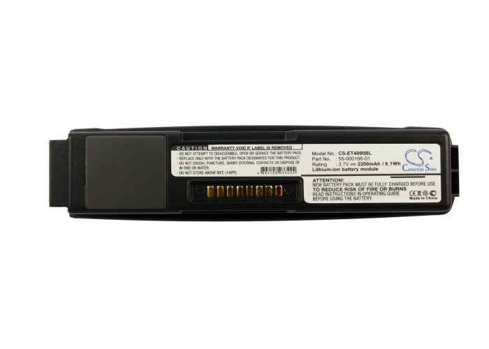 CS-ET4090BL : Battery for Zebra WT41N0, WT4000, WT4090 - Replaces Symbol 55-000166-01, BTRY-WT40IAB0E, 82-90005-05 and others