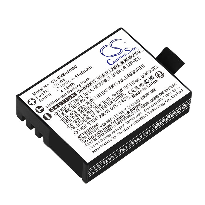 CS-EVS600MC : Battery for EZVIZ S5, S6, S1c and others - Replaces EZVIZ BL-06