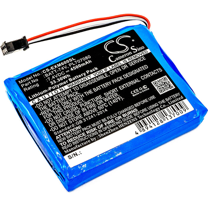 CS-EXM600SL : Battery for Extech MS6000, Ms6060, Ms6100 and others - Replaces Extech BATT-74V, PL707080