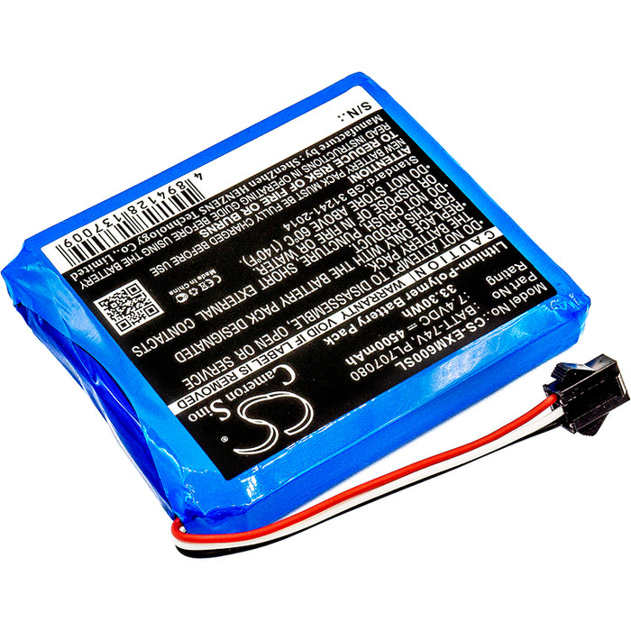 CS-EXM600SL : Battery for Extech MS6000, Ms6060, Ms6100 and others - Replaces Extech BATT-74V, PL707080