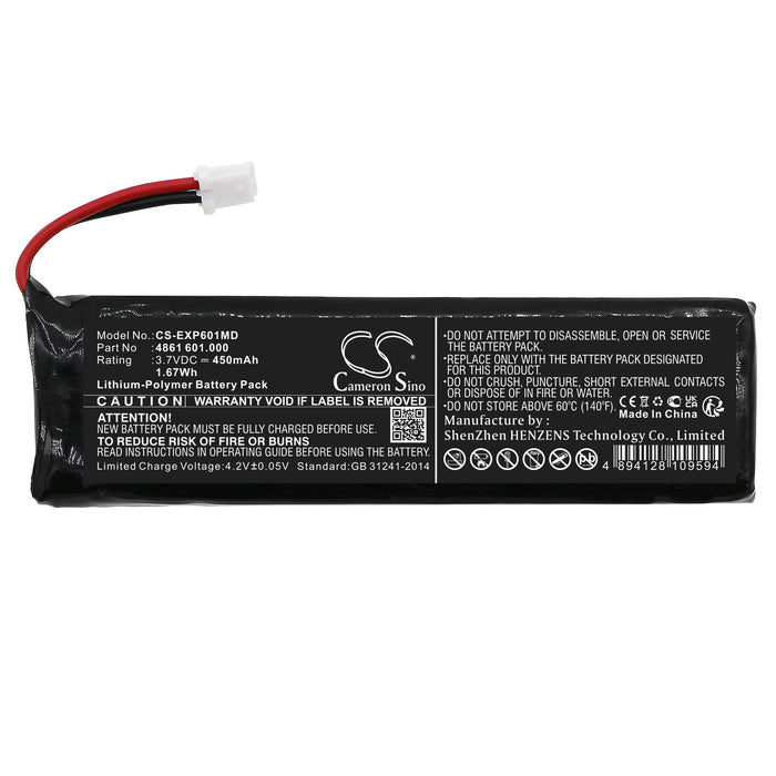 CS-EXP601MD : Battery for Eppendorf Xplorer, Xplorer Plus - Replaces Eppendorf 4861 601.000, H451987