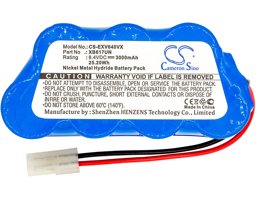 CS-EXV640VX : Battery for Euro Pro UV617, UV617R, UV647H and others - Replaces Euro Pro XB617UN