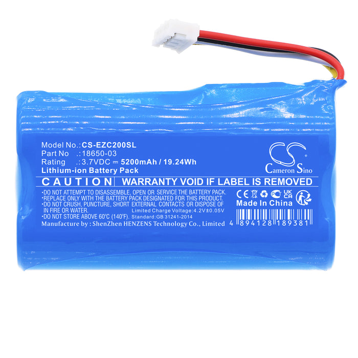 CS-EZC200SL : Battery for Ezviz DB2C - Replaces Ezviz 18650-03