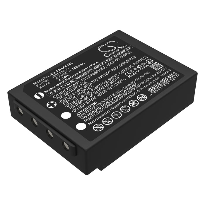 CS-FBA005BL : 6.0v NiMH battery for HBC, replaces BT205030 BT225030 BATT/114046-O