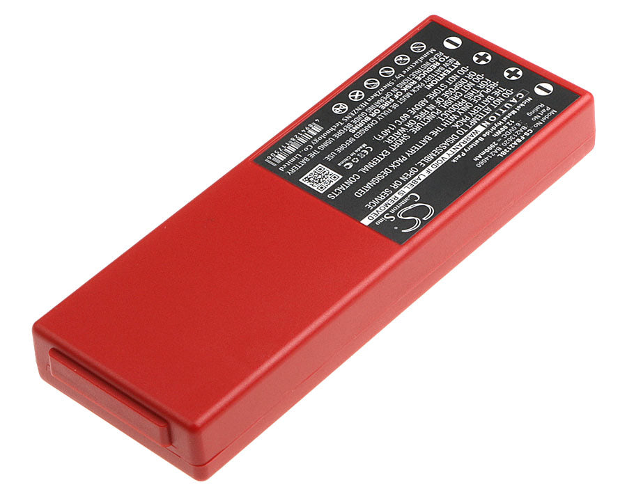 CS-FBA213BL : 6.0v 2000mAh NiMH battery for HBC, replaces BA210, BA213020, BA214060 & others (RED)