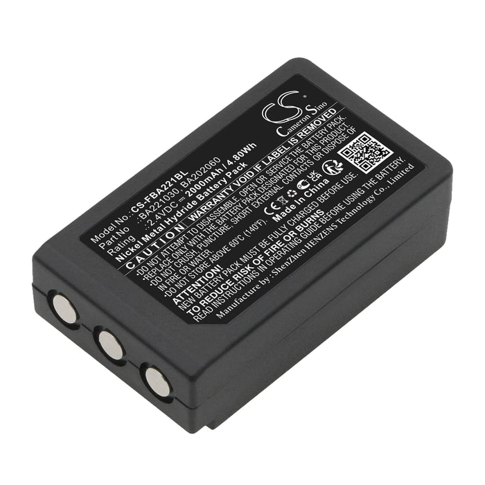 BP-FBA221BL : 2.4v NiMH battery for Crane Remote, replaces HBC BA221030, BA202060