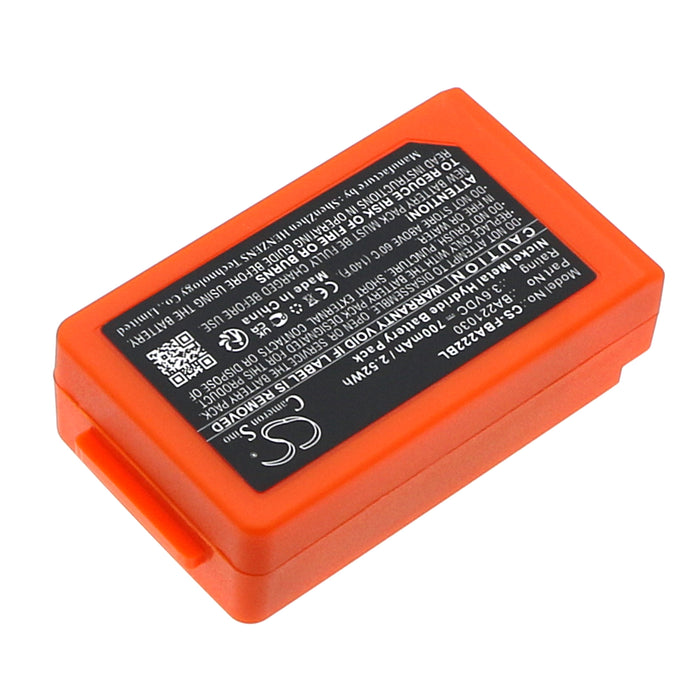 CS-FBA222BL : 3.6v 700mAh NiMH battery, replaces HBC  BA221030