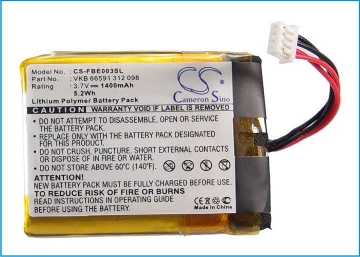 CS-FBE003SL : Battery for Fitage Katharina das Grobe - Replaces Fitage VKB 66591 312 098
