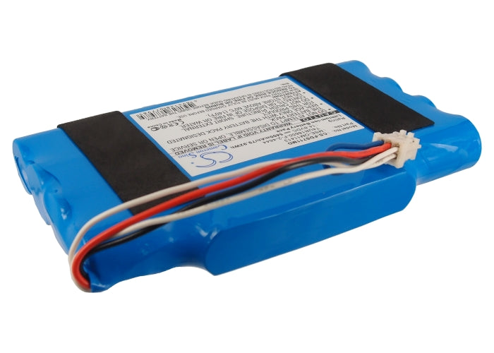 CS-FDS711MD : Battery for Fukuda Denshi DS7100, Denshi DS-7100 - Replaces Fukuda T4UR18650-F-2-4644, MSE-OM11413