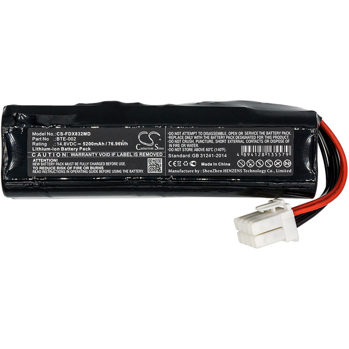 CS-FDX832MD : Battery for Fukuda Denshi FX-8322 ECG, Denshi FX-8322R, FX-8322 and others - Replaces Fukuda BTE-002, 510114040