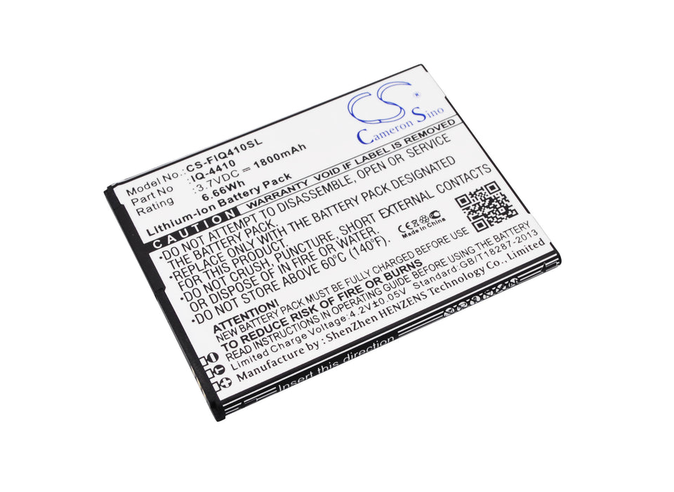 CS-FIQ410SL : Battery for Fly IQ-4410 - Replaces Fly IQ-4410