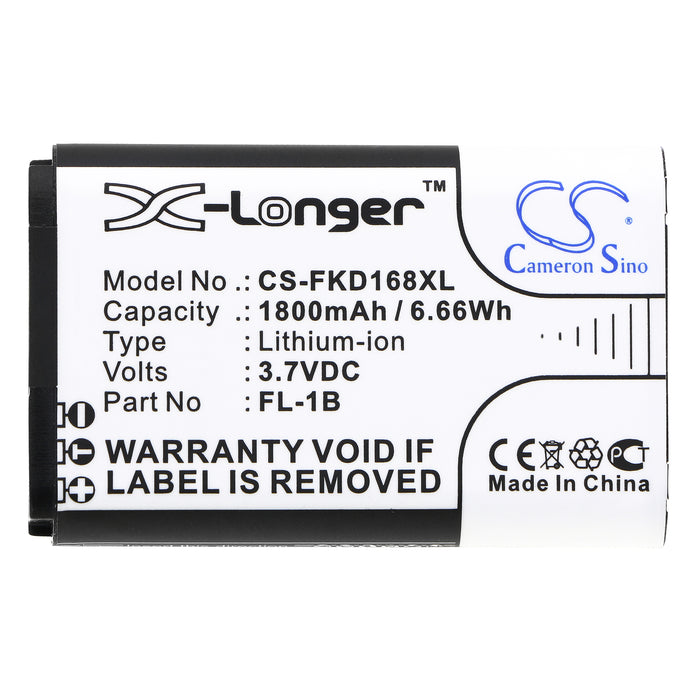 CS-FKD168XL : Battery for Fukuda EK-168G, EK-268G, EK-468G - Replaces Fukuda FL-1B